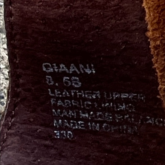 Steve Madden Giaani Brown Fringe Beaded Gladiator Zip Sandals Women's Size 8.5 - Picture 7 of 7